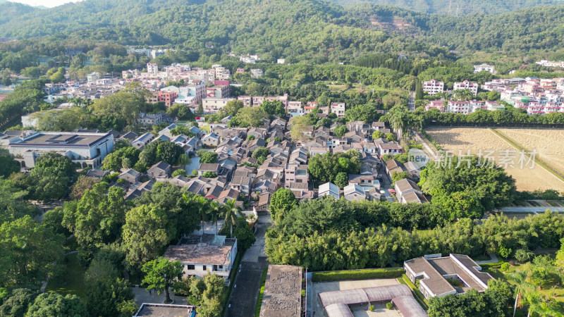 航拍广东中山孙中山故里旅游区