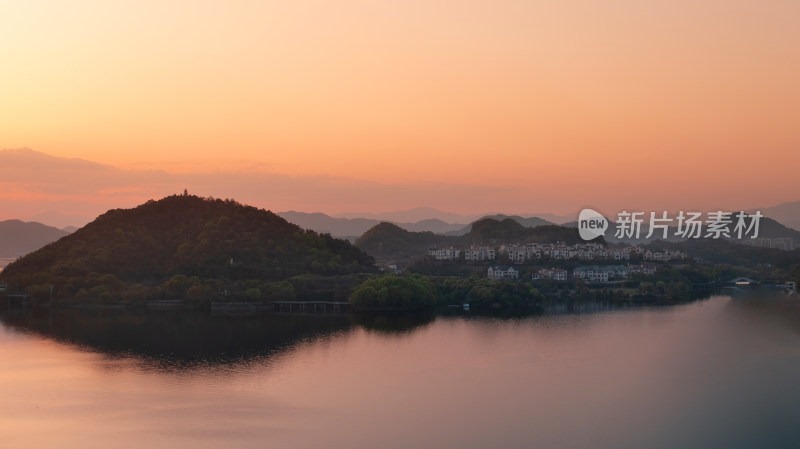 浙江省杭州市临安区青山湖景色