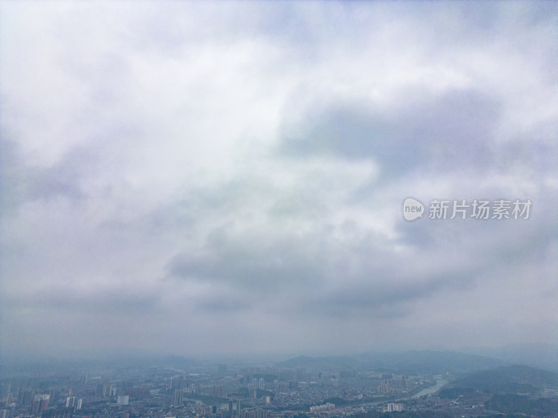 山川丘陵地貌航拍摄影图