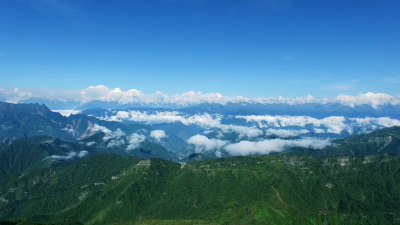 四川雅安牛背山云海