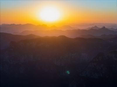 山西太行山脉王莽岭