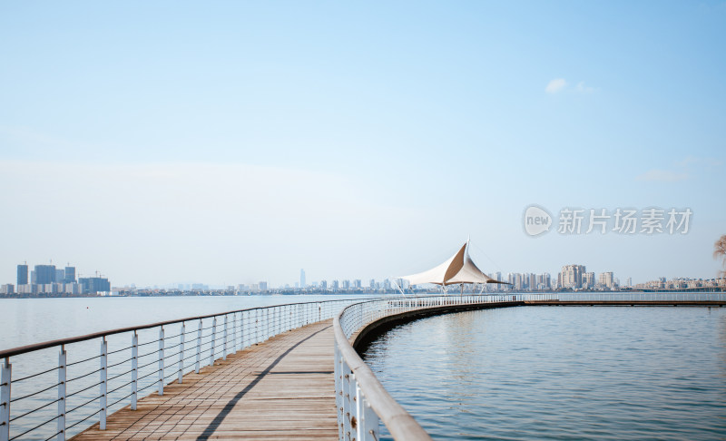 江苏省苏州市吴中区独墅湖风光