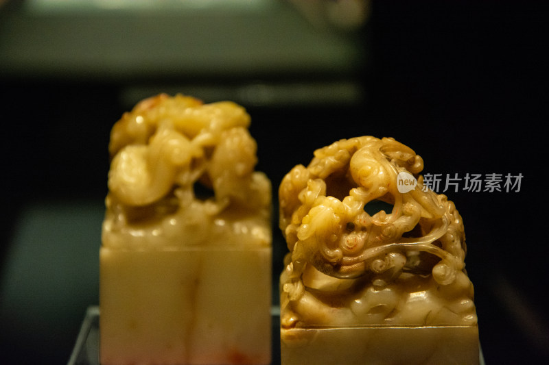 博物馆雕刻印章