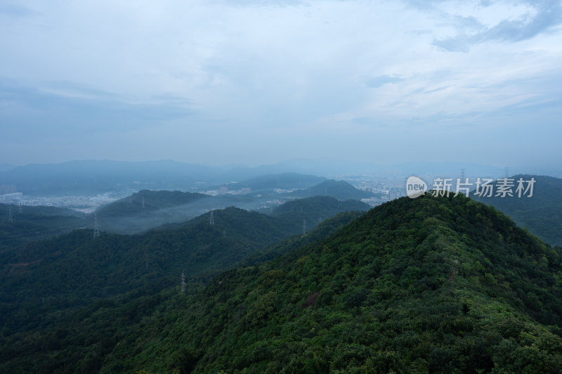 中山神湾丫髻山山顶风光