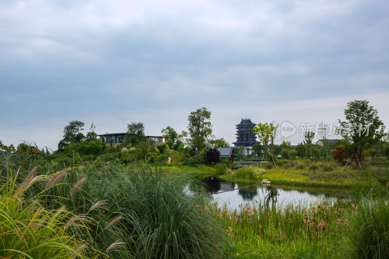 成都东安湖风景