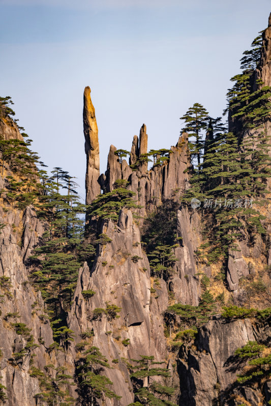 安徽黄山风景区自然风光