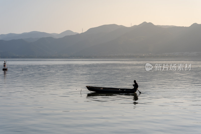 浙江宁波东钱湖小普陀景区风光