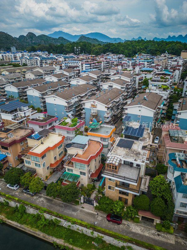 桂林小东江周边城市建筑