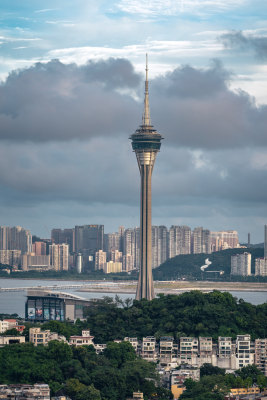 澳门旅游塔竖拍