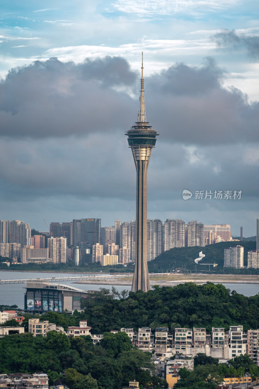 澳门旅游塔竖拍