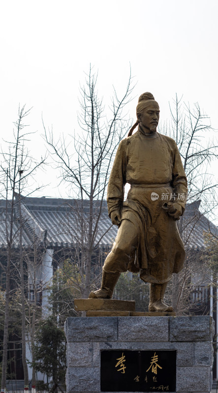 河北石家庄赵县赵州桥李春雕塑