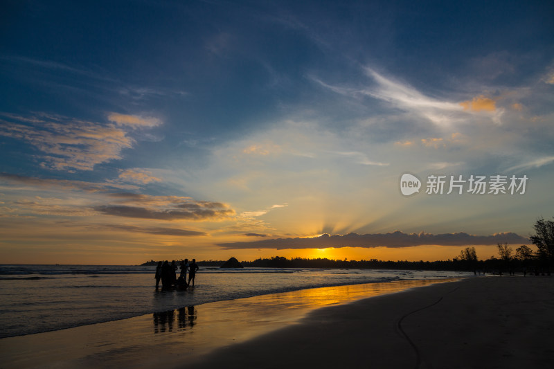 斯里兰卡的韦利格默海滩