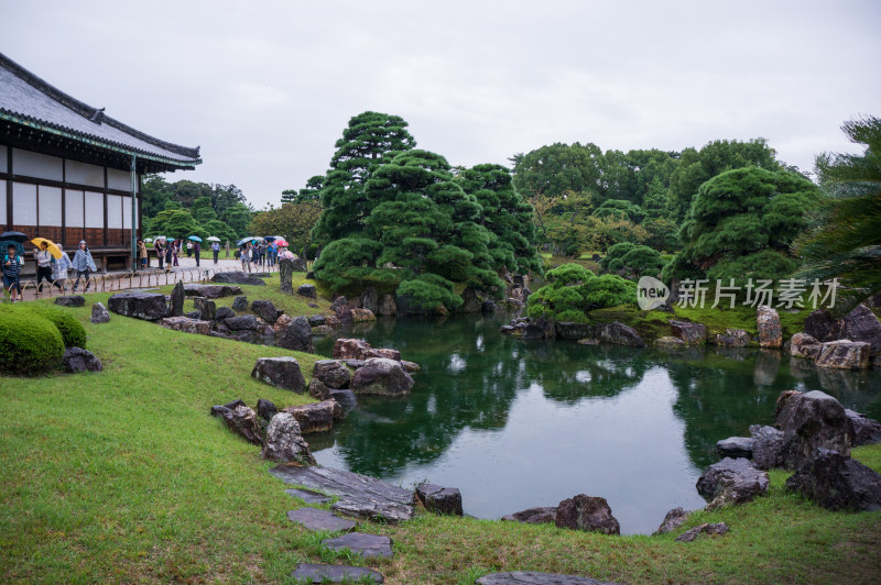 日本京都二条城内园林景观