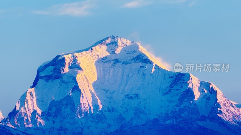 尼泊尔布恩山poobhill道拉吉里峰