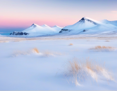 高山雪地