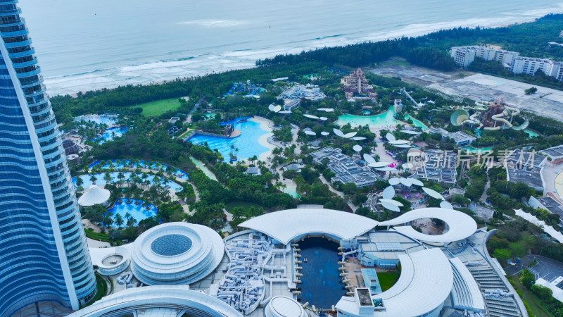 海南亚特兰蒂斯七星酒店航拍