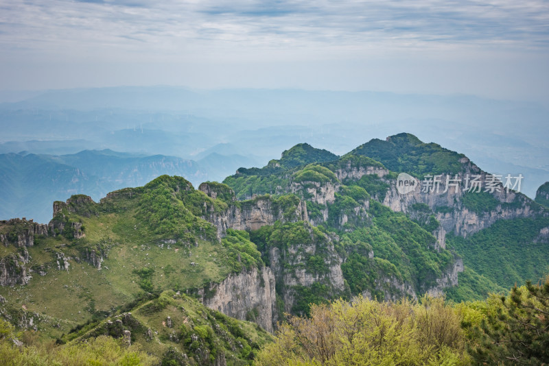 河南太行山山川山脉山峰自然风景