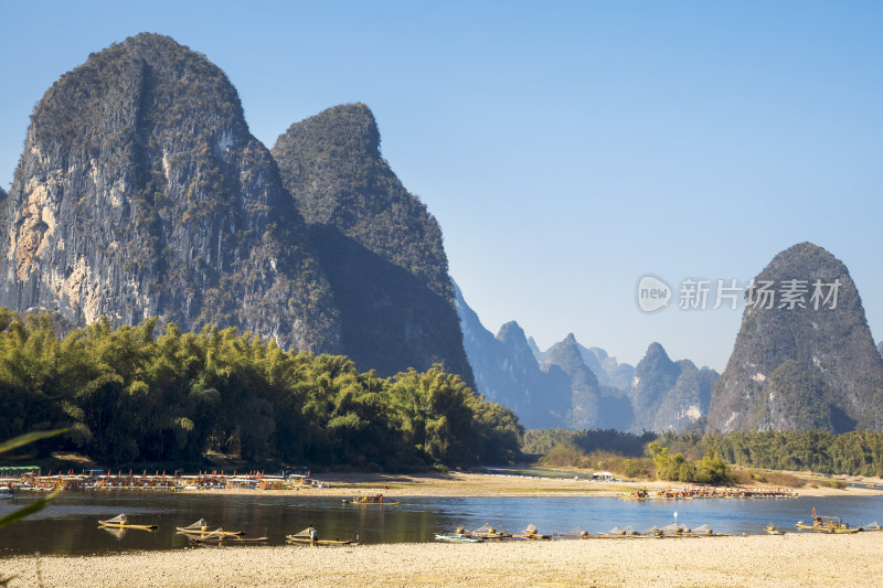 桂林阳朔漓江山水风光