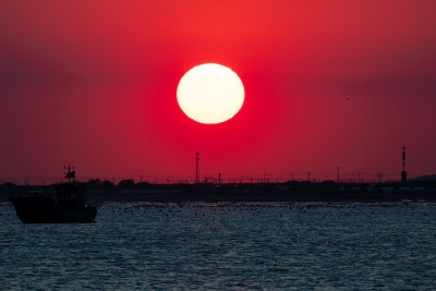 海阳市连理岛日落