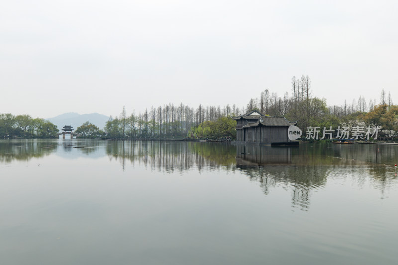 杭州西湖曲院风荷印象西湖 玉带桥