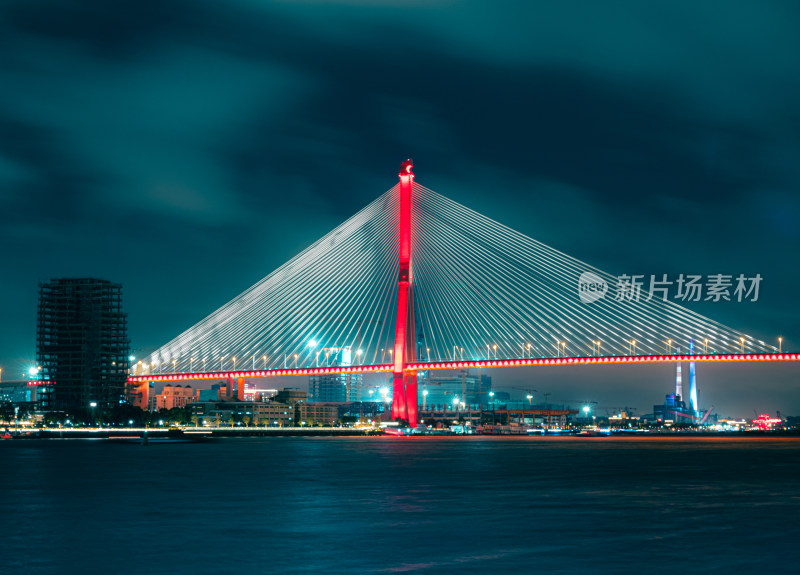 上海杨浦大桥夜景