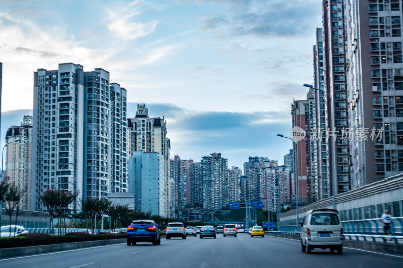 重庆城市街道风景