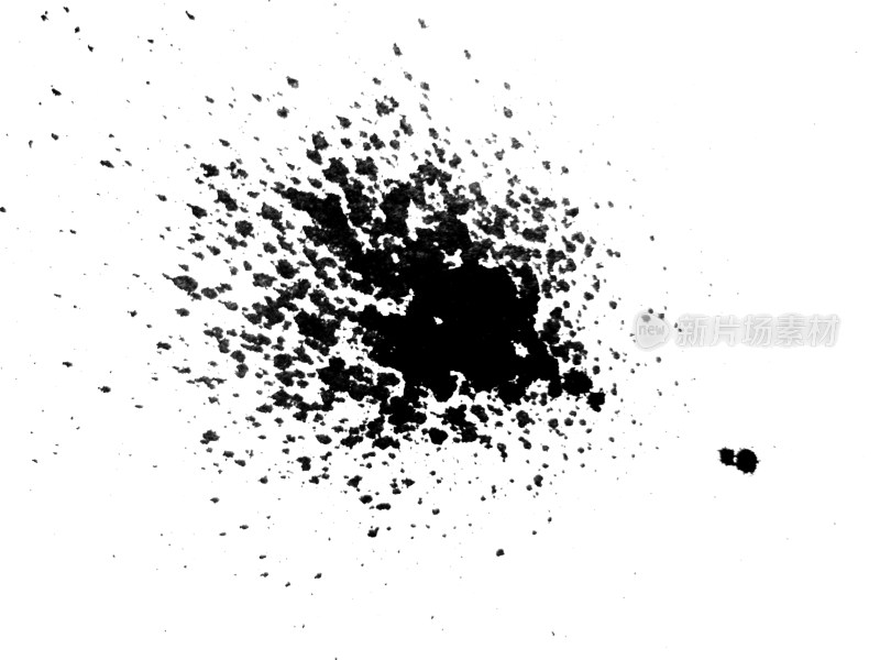 水墨墨滴墨迹元素