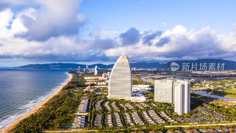 海南三亚海棠湾海岸线