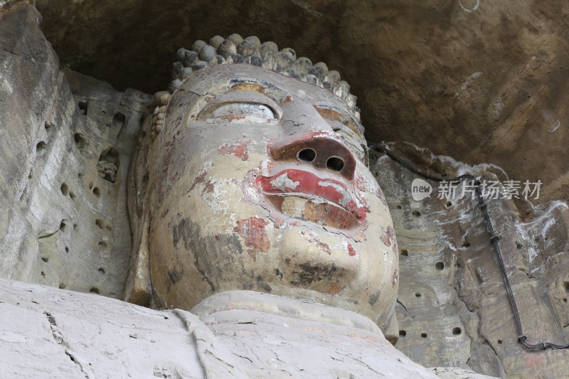 四川自贡荣县大佛寺荣县大佛