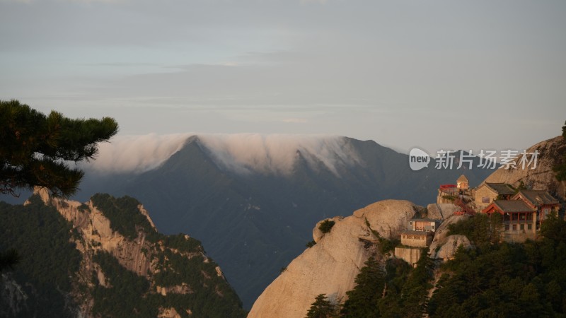 陕西华山山顶的风光