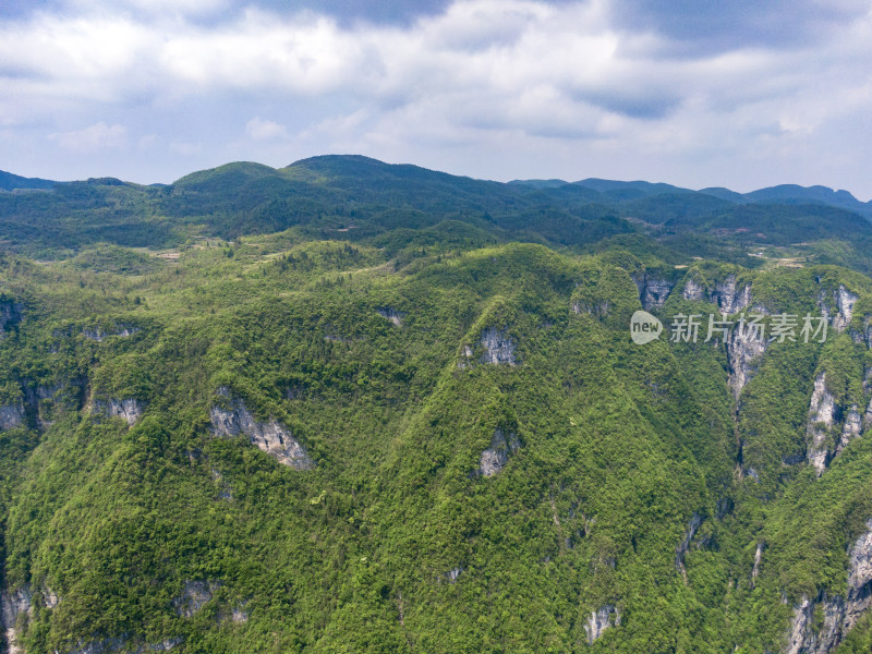 祖国壮丽山河湖南张家界风光航拍摄影图