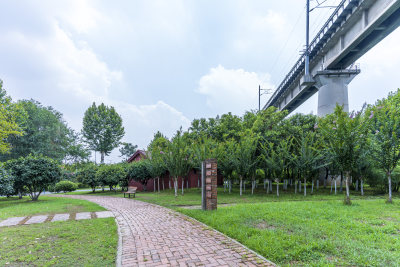 武汉青山区戴家湖公园风景