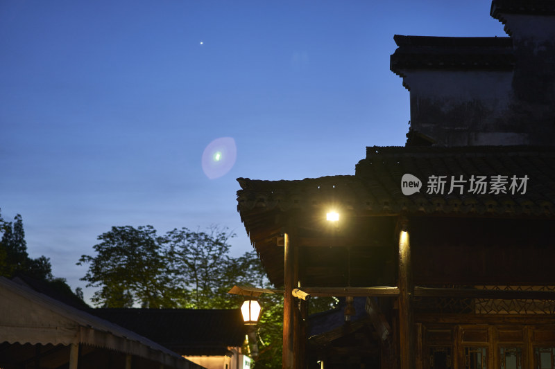 浙江嘉兴乌镇夜景
