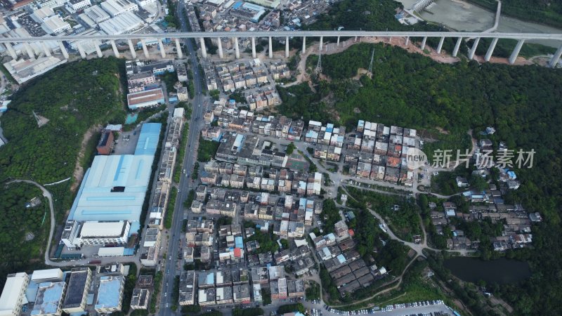 广东东莞：建设中的赣深高铁