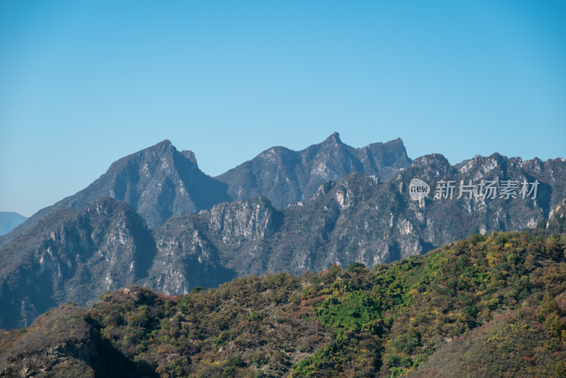 北京，慕田峪长城秋景