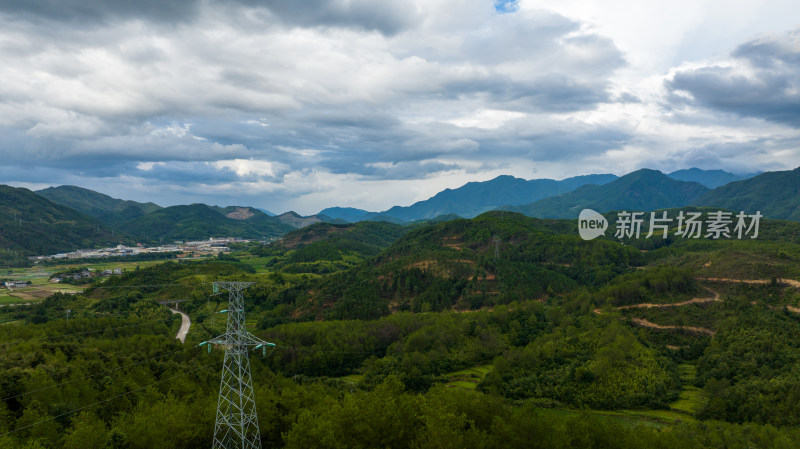 航拍福建南平武夷山森林