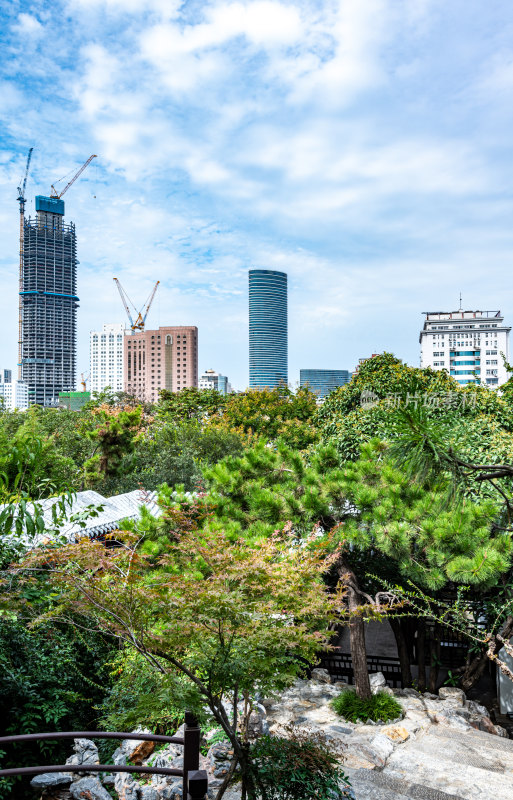 江苏徐州户部山戏马台古建筑群景点景观