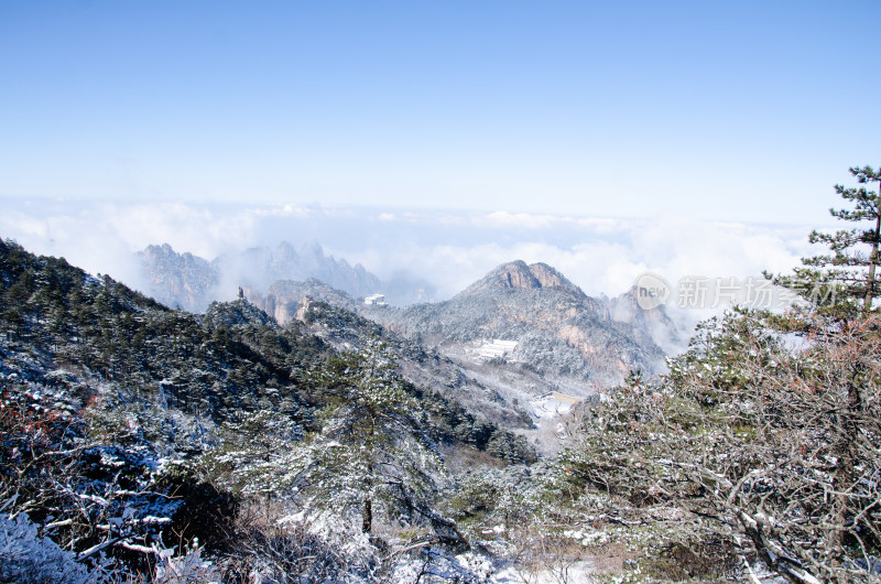 冬季黄山风光