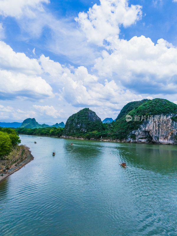 桂林夏季漓江风景区