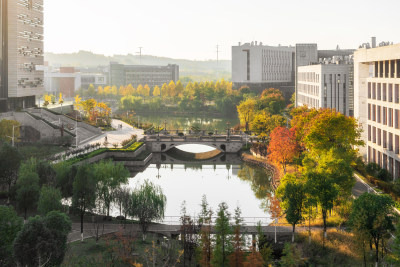 中国地质大学（武汉）未来城校区校园风光