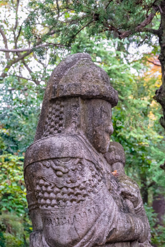 南京钟山风景名胜区明孝陵中的雕塑