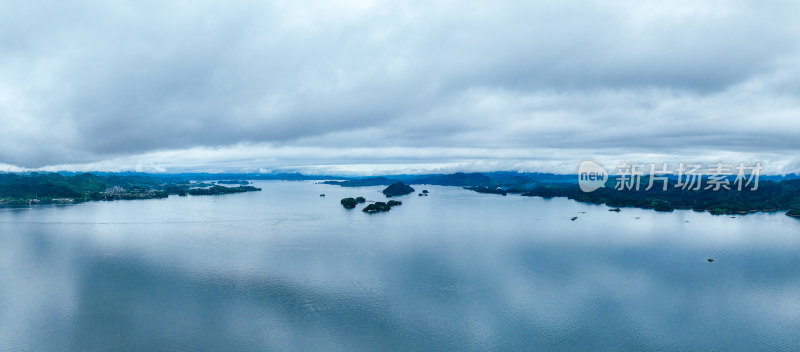 航拍浙江千岛湖风光