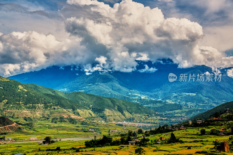 不丹的自然美景