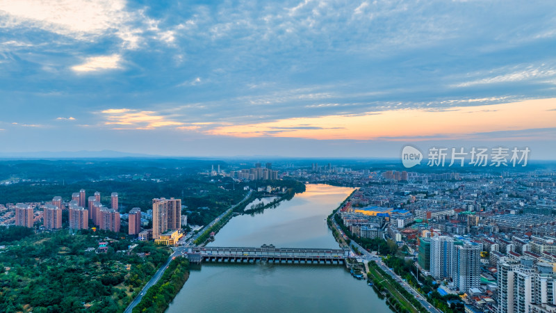 湖北省随州市涢水河府河上的舜井大桥