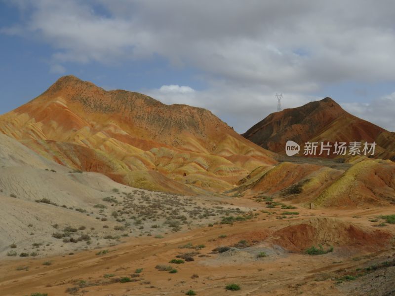 甘肃张掖七彩丹霞风景区旅游风光