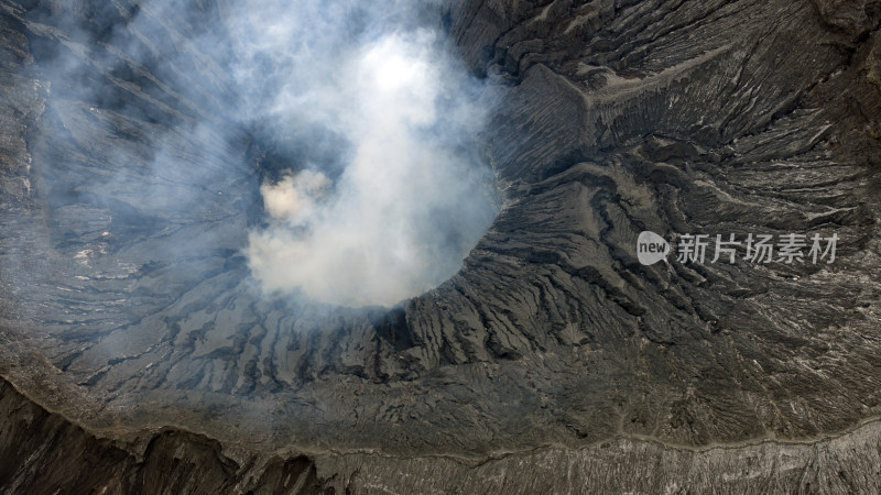 印尼东爪哇岛bromo火山航拍