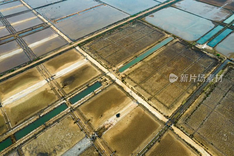 雷州盐场马留盐田