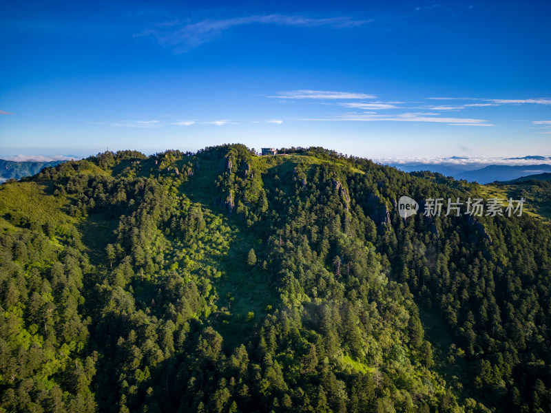 祖国大好河山湖北神农架 A景区航拍摄影图