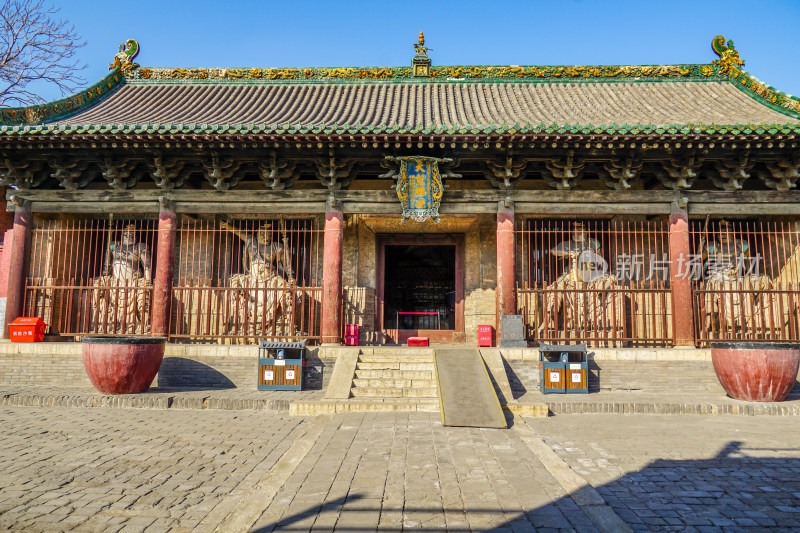 山西晋中市平遥县彩塑艺术馆双林寺