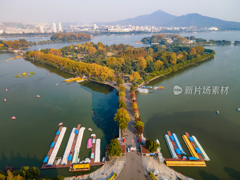 江苏南京城市风光旅游景区航拍图